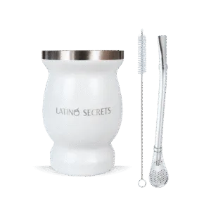 Yerba Mate Cup Stainless Steel Latino Secrets brand