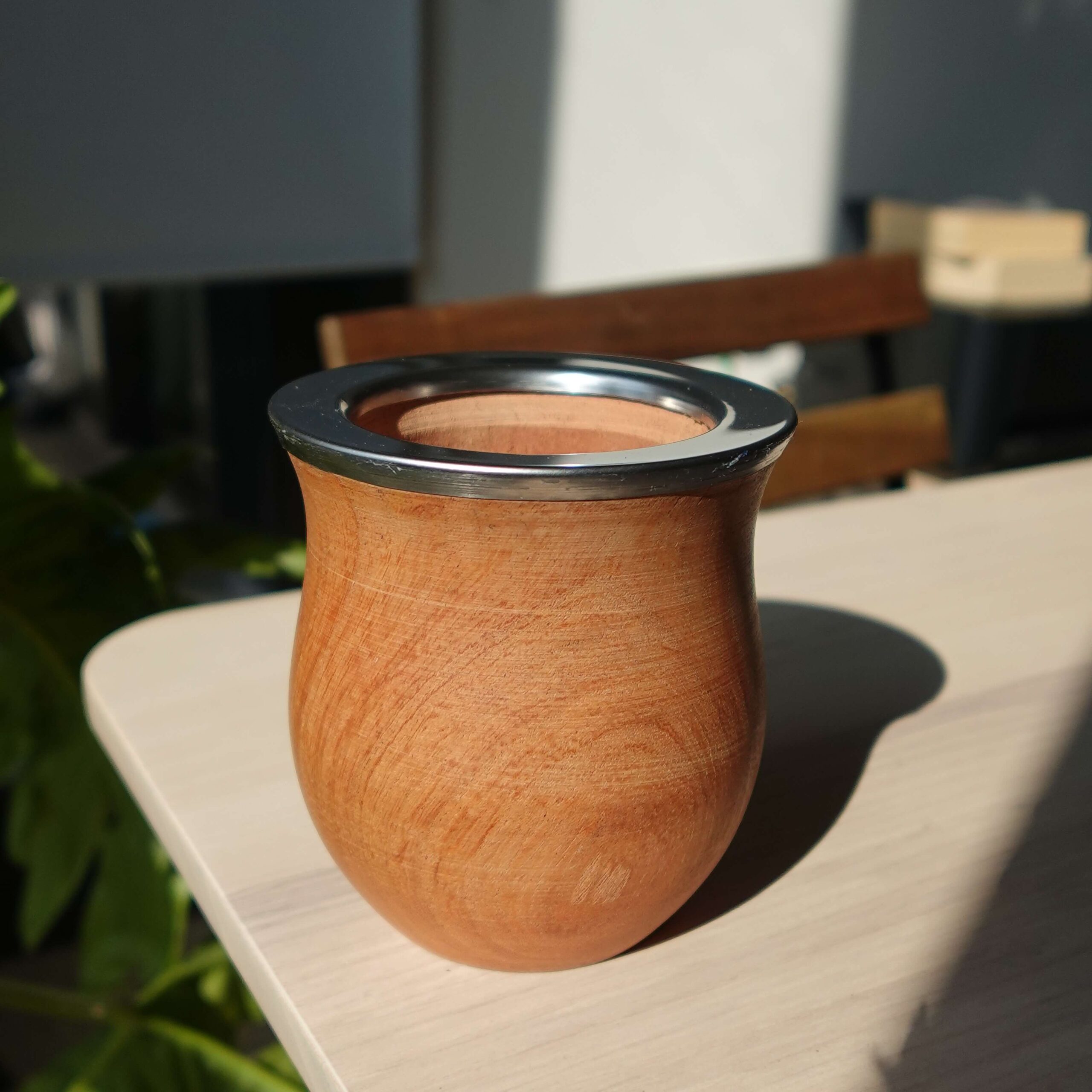 yerba mate gourd wood algarrobo 4 scaled ชุดแก้วชามาเต้ Yerba Mate Gourd ไม้ Algarrobo - Image 4
