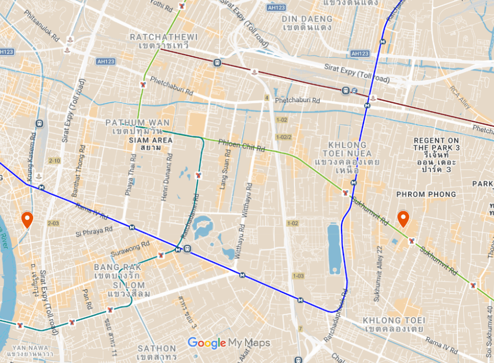 Bangkok Locations