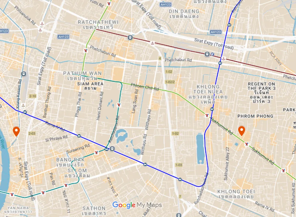 Bangkok Locations