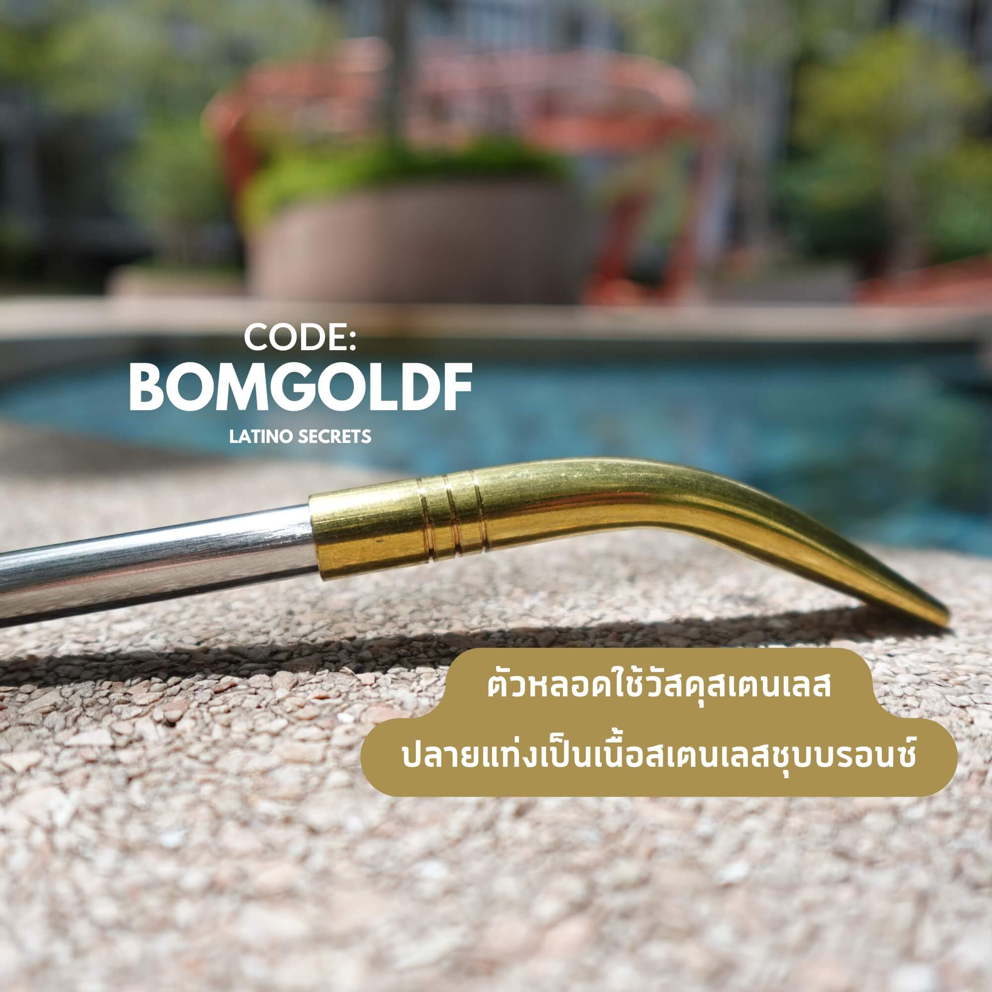 4 20260629 154631 0004 หลอดชามาเตพรีเมียม Bombilla - Pico de Loro Golden Tip - Image 3